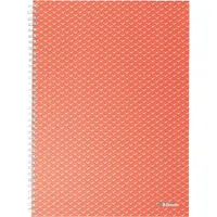 Esselte ColourBreeze A4 kockás korall spirálfüzet #1