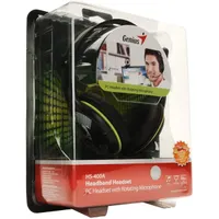 Genius HS-400A dual jack mikrofonos PC zöld headset #4