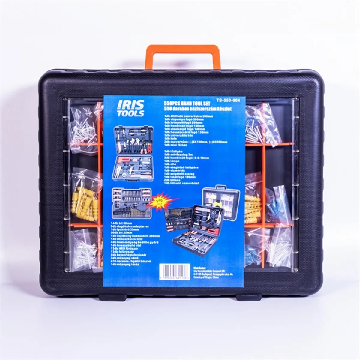 IRIS TOOLS TS-550-004 550 darabos kéziszerszám készlet #1
