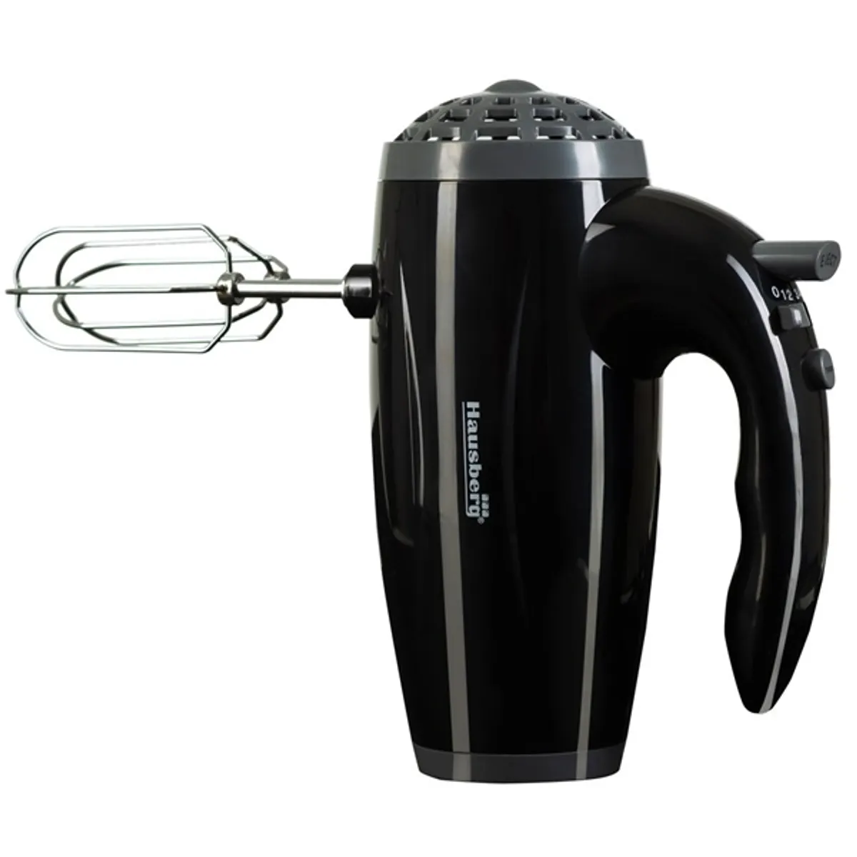 Hausberg HB-4119NG 300W-os fekete elektromos kézimixer réz motorral #2