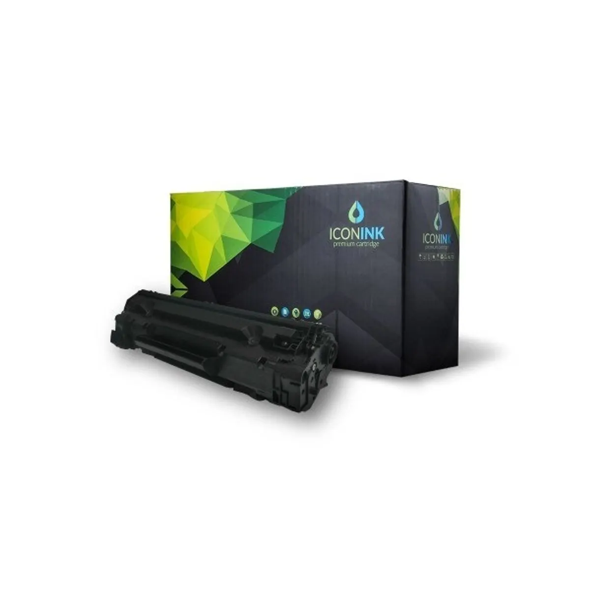 Iconink HP CE278A Canon CRG-728 / CRG-328 / CRG- 528  utángyártott 2100 oldal fekete toner #1