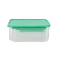 TOO KT-144 4 db-os téglalap ételtároló doboz szett 800ml+1.800ml+2.800ml+4.800ml #2