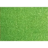 Kreatív 20x30cm öntapadós 2mm glitteres zöld dekorgumilap