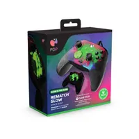 PDP 049-023-SPDT Rematch Glow Adevanced Xbox Series X|S/Xbox One/PC vezetékes Space Dust Glow in the Dark kontroller #10