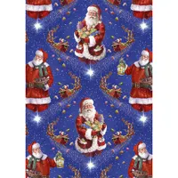 IRIS Karácsonyi tekercses csomagolópapír,  200x70cm, különböző mintákkal, 60g/m2 #6