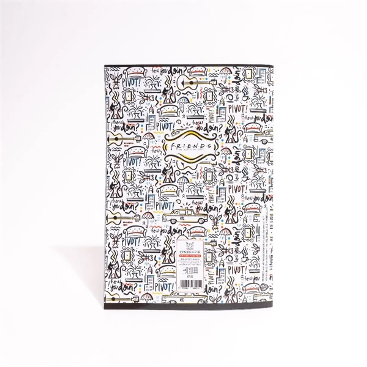 Friends A4 kockás 87-32 iskolai tűzött füzet #6