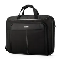 TOO 15,6" fekete notebook táska fehér dekor csíkkal #2