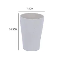 TOO KT-107 4db-os vegyes színekben 300ml búzaszalma műanyag pohár #2