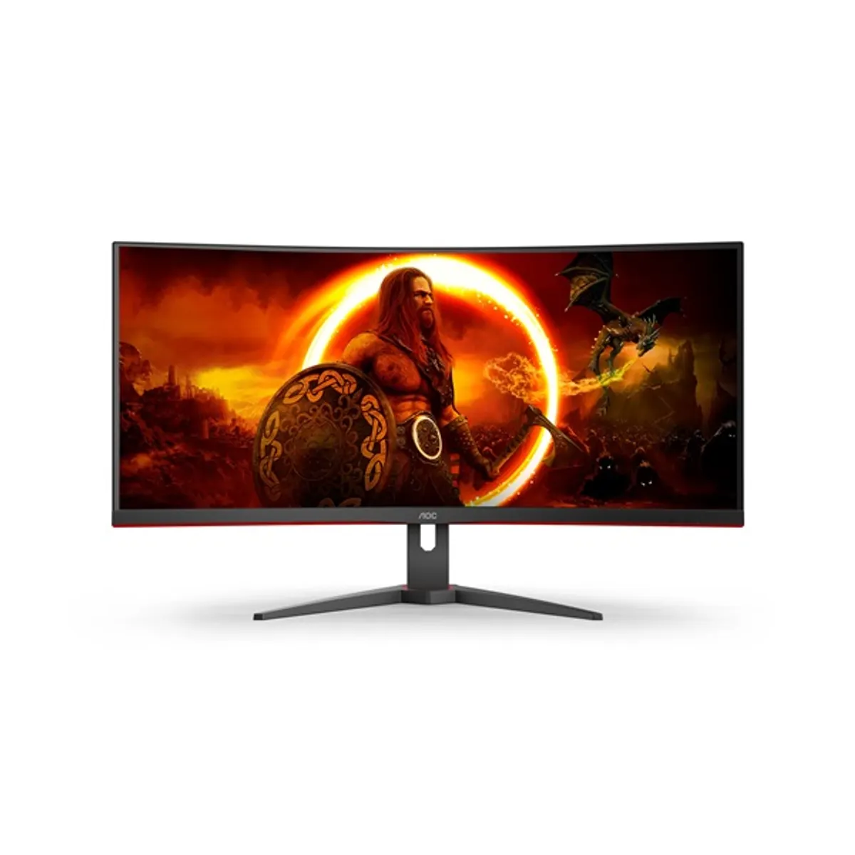 AOC 34" CU34G2XE/BK UWQHD VA 144Hz DP/HDMI/USB ívelt gamer monitor #1