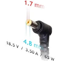 Akyga AK-ND-09 18,5V/3,5A/65W 4,8x1,7mm LG / HP / Compaq notebook hálózati töltő #3