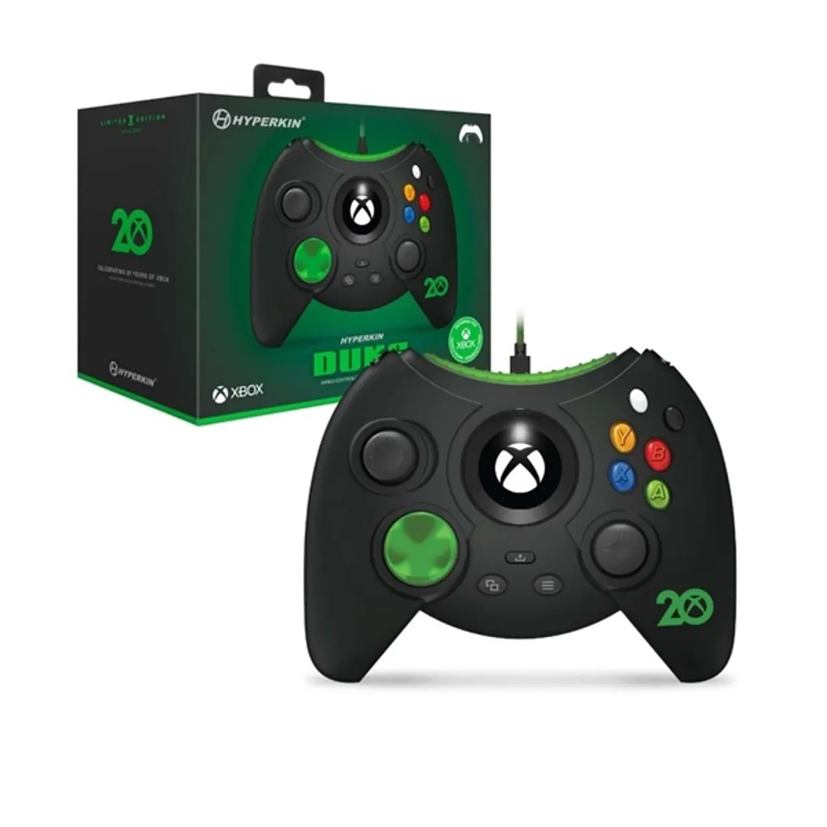 Hyperkin M02668-ANBK Duke Xbox Series|One/Windows 11|10 20.Évf. Xbox liszenszelt vezetékes fekete kontroller #1