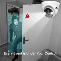 TP-Link VIGI C440-W /4MP/4mm/beltéri/H265/IR30m/SD/Smart Detection/kétirányú hang/Full-Color IP wifi turret kamera #5
