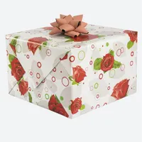 IRIS tekercses csomagoló papír, különböző rózsa mintákkal 200x70cm, 60g/m2 #2