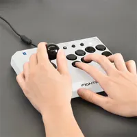 Hori SPF-038U Fighting Stick Mini PS5/PS4 Arcade vezetékes fehér kontroller #5