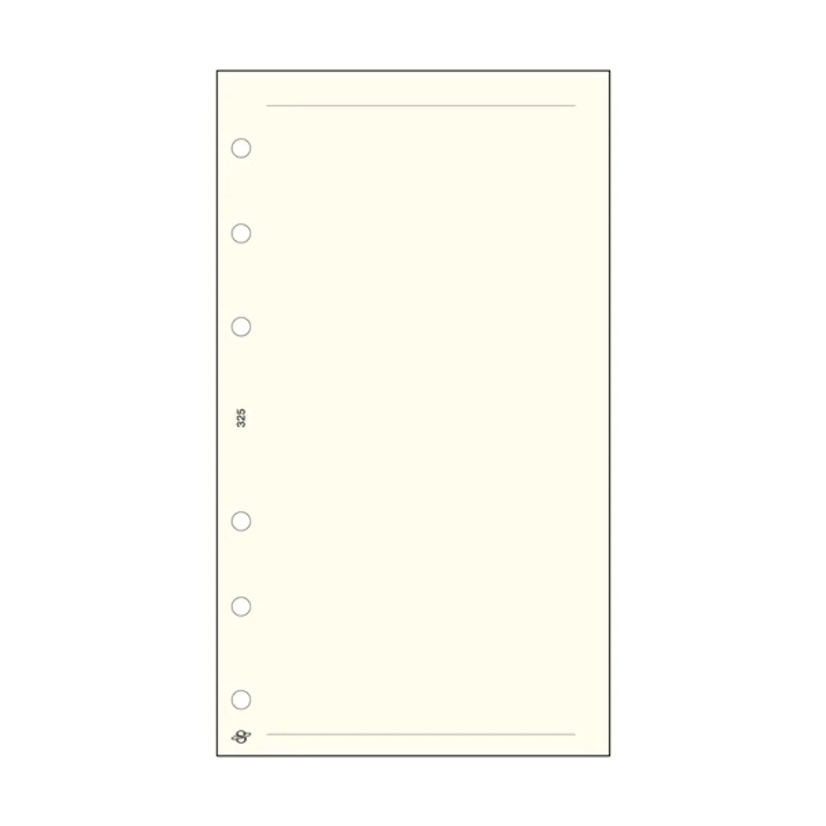 Kalendart Saturnus L325 üres jegyzetlap gyűrűs naptár kiegészítő #1