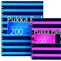 Pukka Pad Jotta Pad Navy Pink A4 200 oldalas vonalas spirálfüzet #2