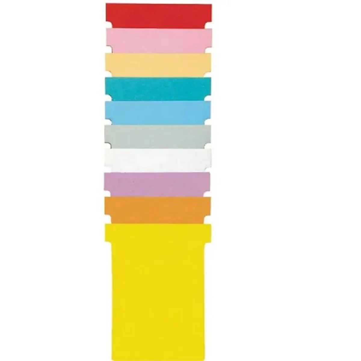 Nobo 1,5-es méretű 100db/csomag fehér tervező táblához T-kártya #1