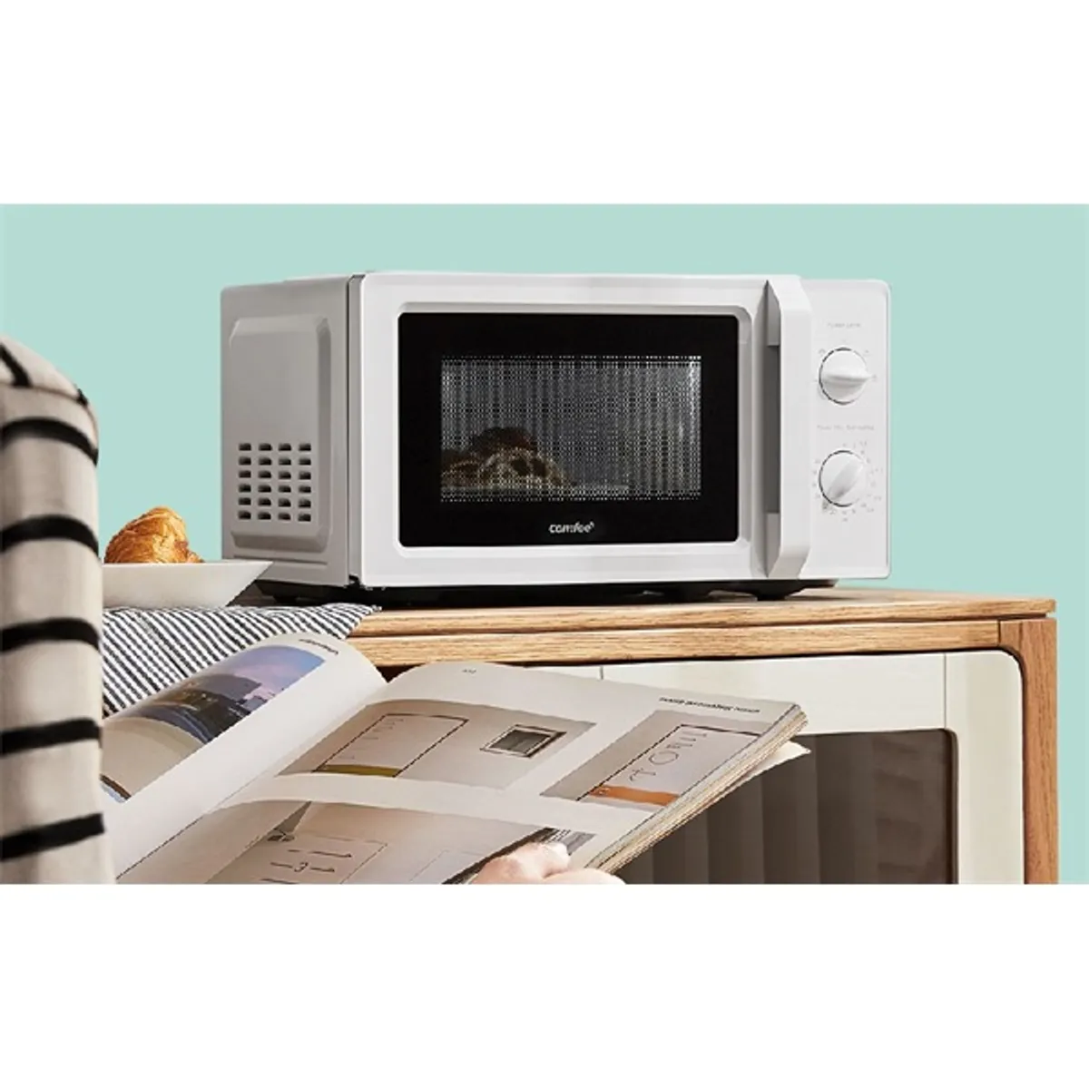 Comfee CMO-MP012 OC-WH 700W 19L fehér mikrohullámú sütő #6