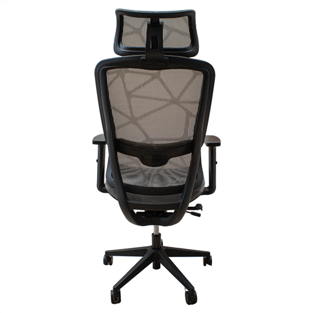 IRISOffice Helix szürke ergonómikus, szövet-hálós irodai forgószék fej és háttámasszal #4