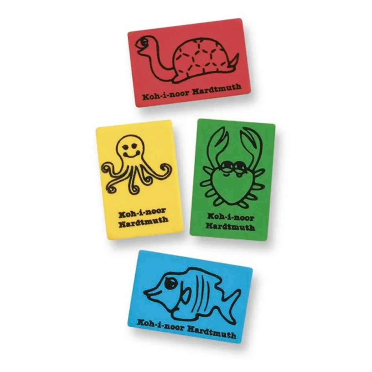Koh-I-Noor 6200/60 tengeri állat mintás plasztik radír #1