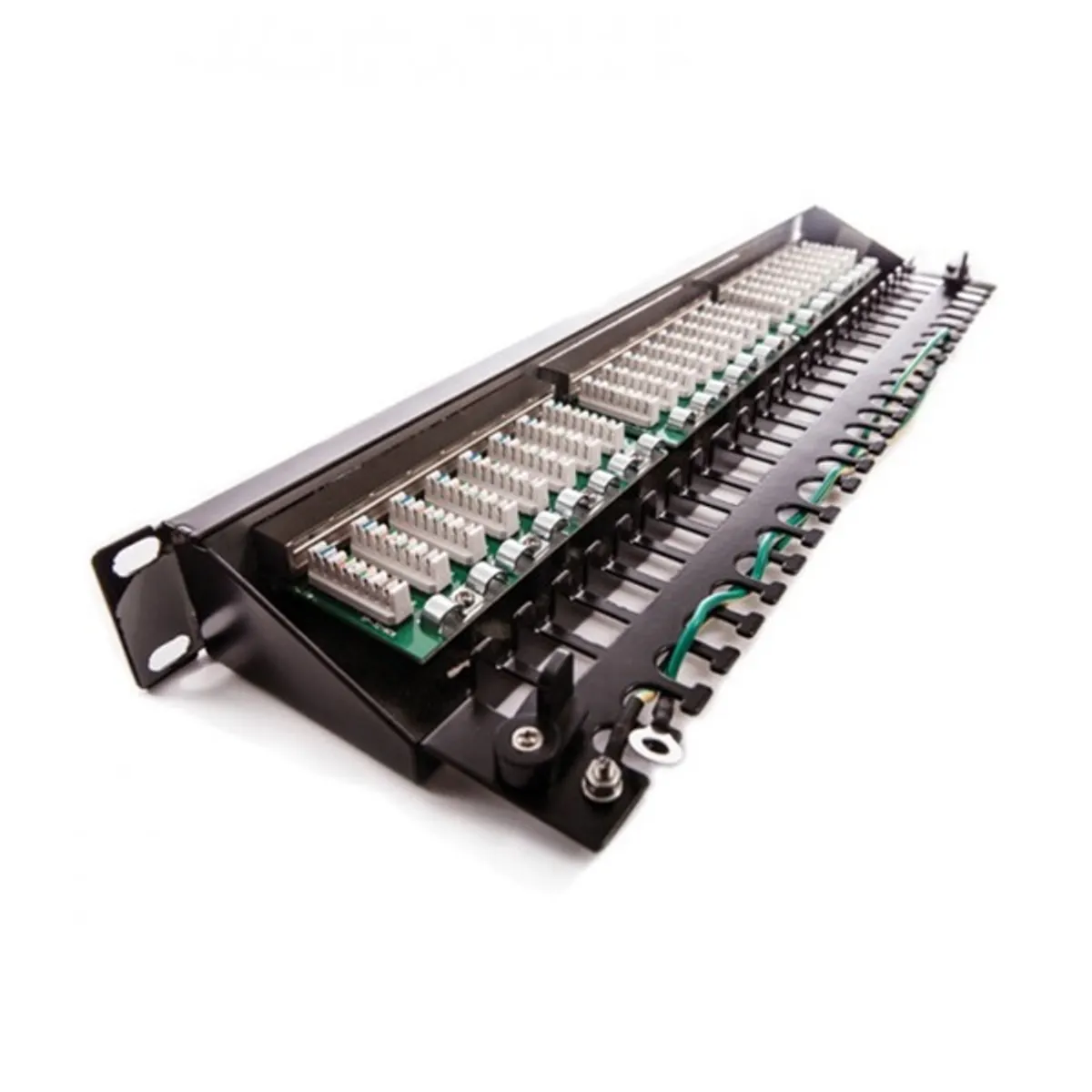 KE-Line Giga KOMPAKT 24port CAT5E árnyékolt patch panel RJ45/s #1