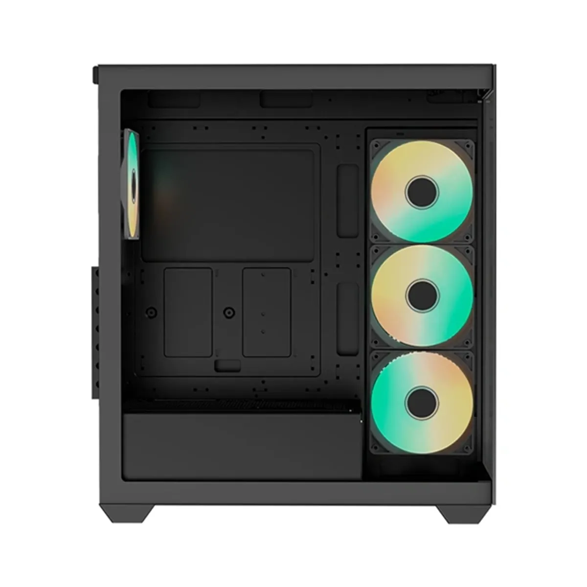 RAIDMAX i800 Chrome fekete (táp nélküli) ablakos ATX ház #5