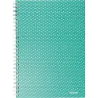 Esselte ColourBreeze A5 kockás zöld spirálfüzet