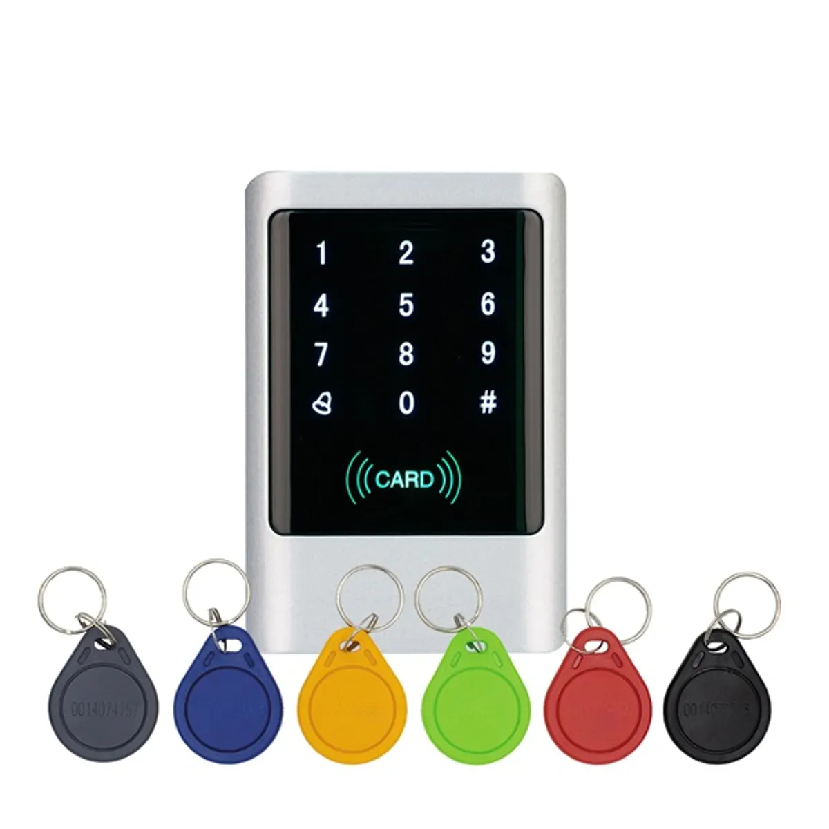 KIT-CON-M1/125kHz/6db CON-TAG-el/IP65/Kültéri/fém/RFID/olvasó és kódzár #3