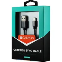 Canyon Charge&Sync USB 2.0 A -> Lightning M/M adatkábel 1m fekete #2