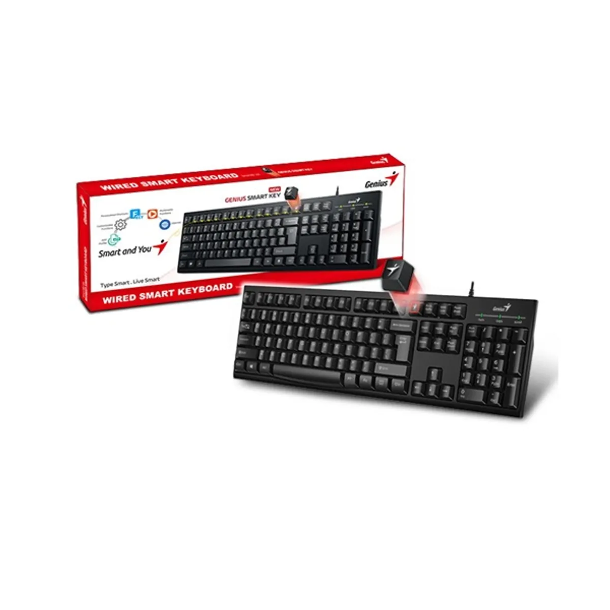 Genius KB-100 HUN USB fekete Smart billentyűzet #7