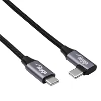 Akyga AK-USB-53 60W 30cm Type-C fonott adat- és töltőkábel #2